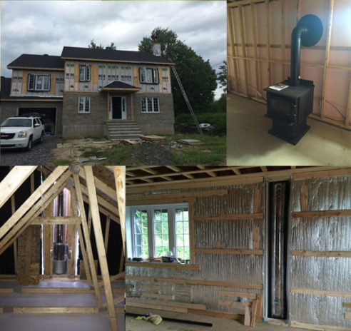 Installation d’une cheminée dans un projet d’auto construction d’un particulier